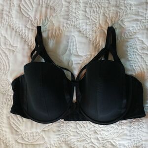 Adore Me Black Strappy Bra